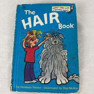1979 "The Hair Book" Beginner Children's Book by Graham Tether